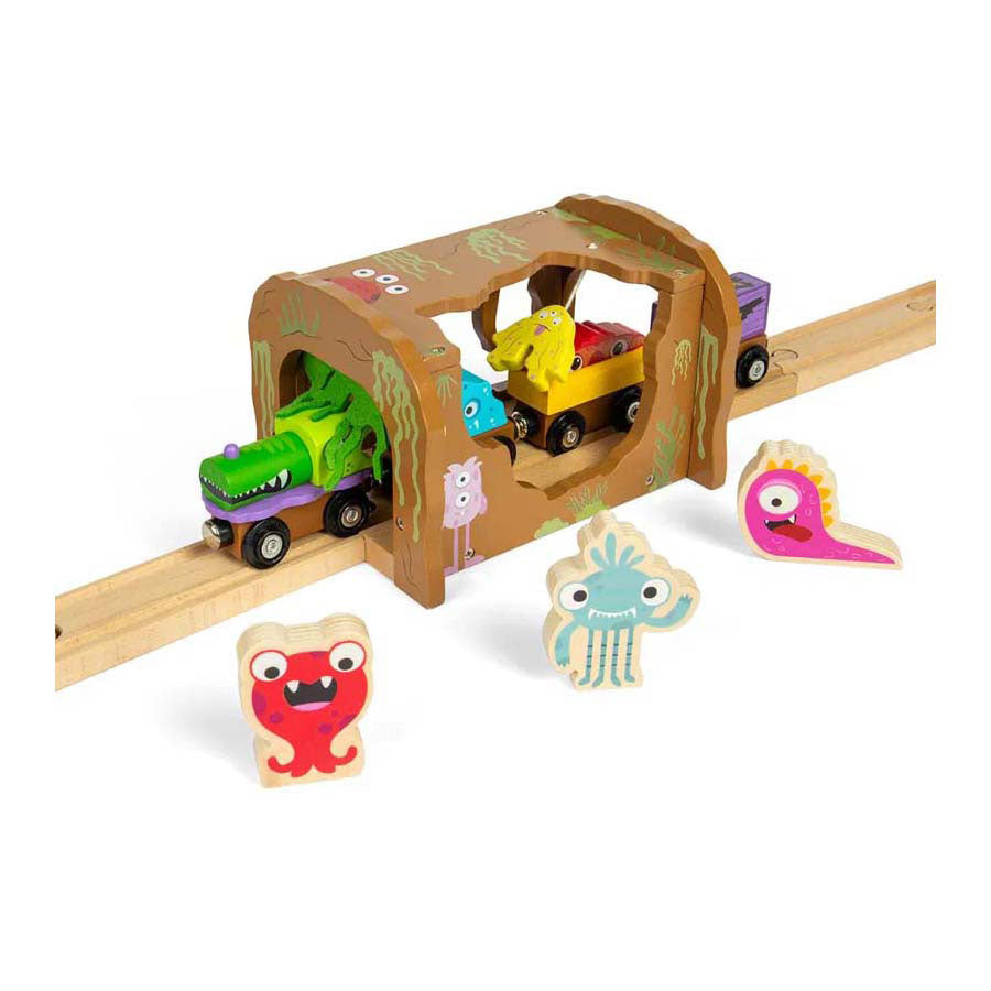 Bigjigs houten monstertunnel