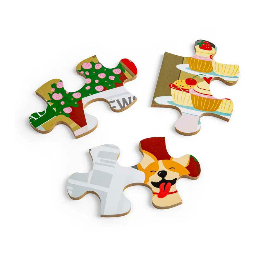 Bigjigs houten londen stad vloerpuzzel, 48st.