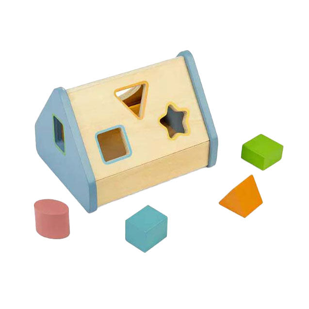 Bigjigs vormenstoof-huisje, 5dlg.