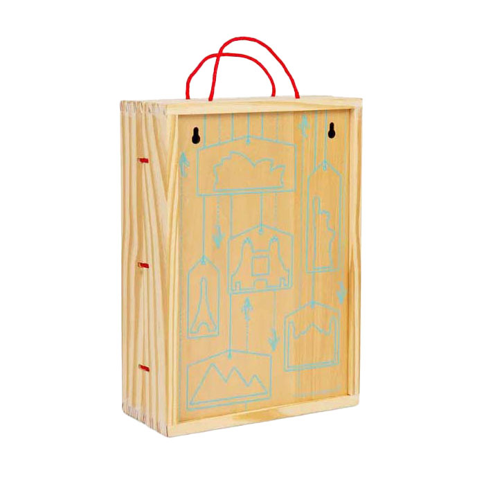 Bigjigs houten reisspeelset, 10dlg.