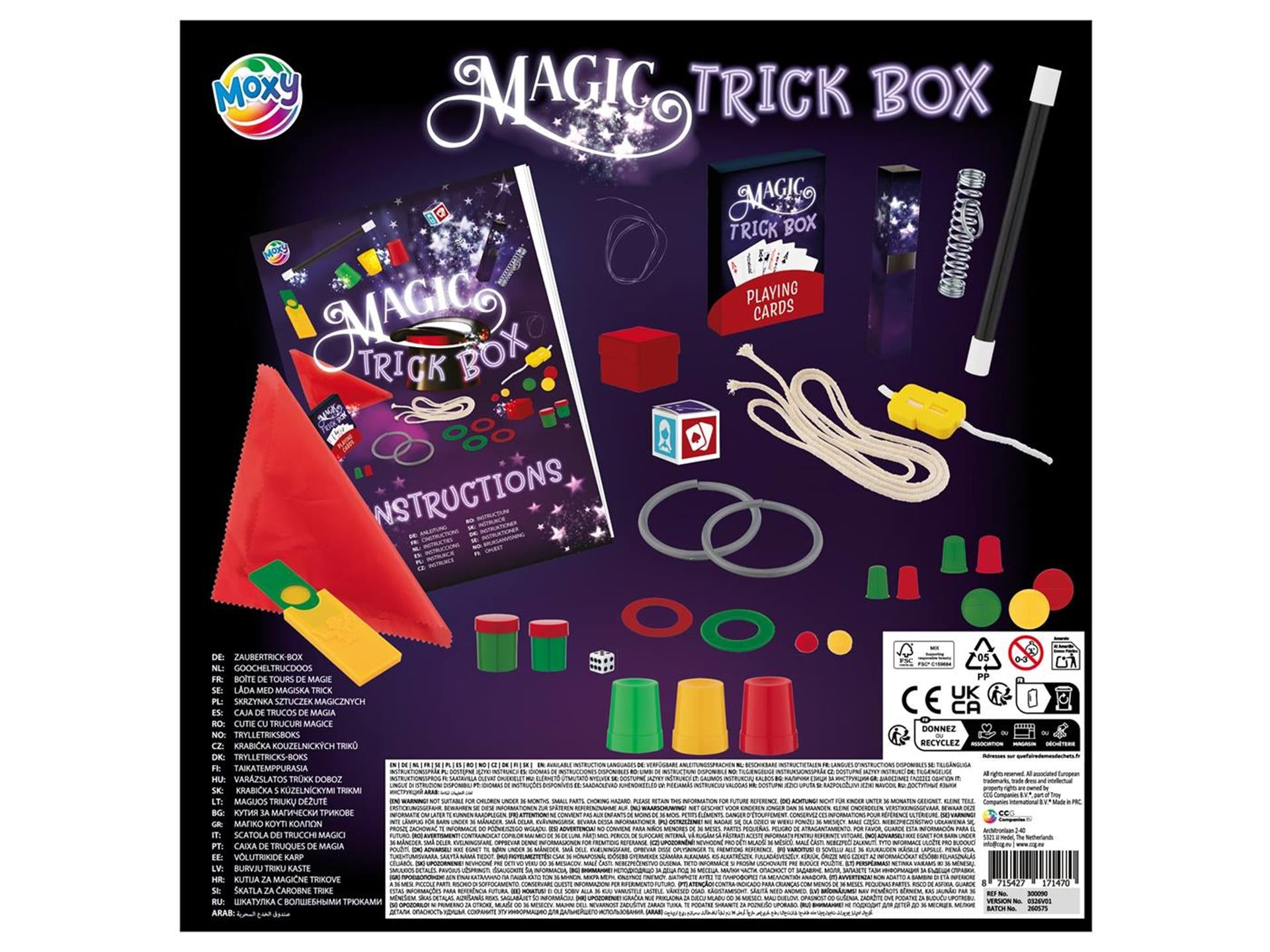 Moxy magic trick box 20 tricks