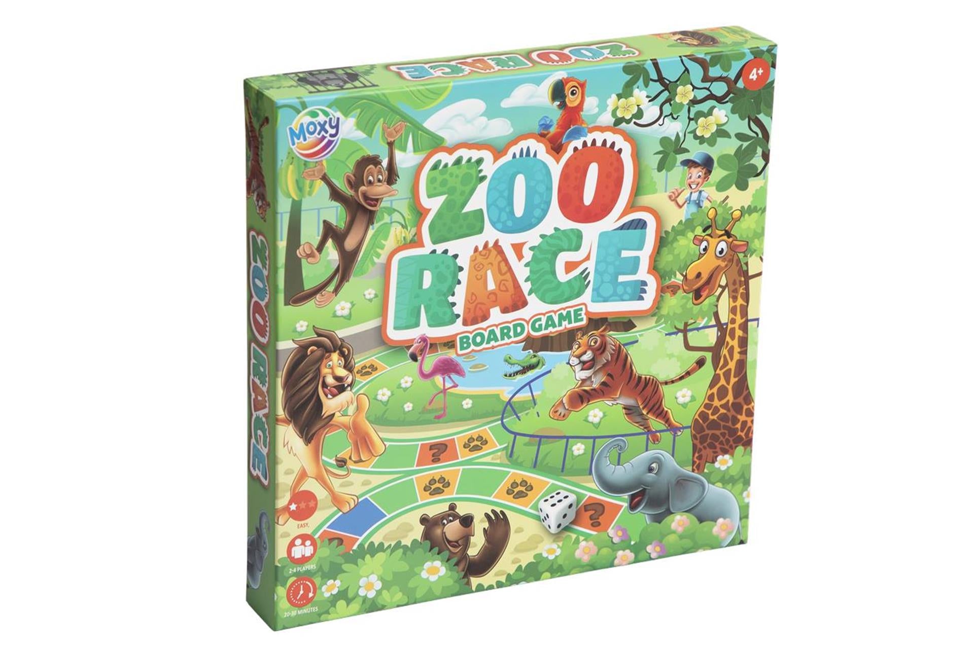 Moxy bordspel zoo race 24x25x4cm
