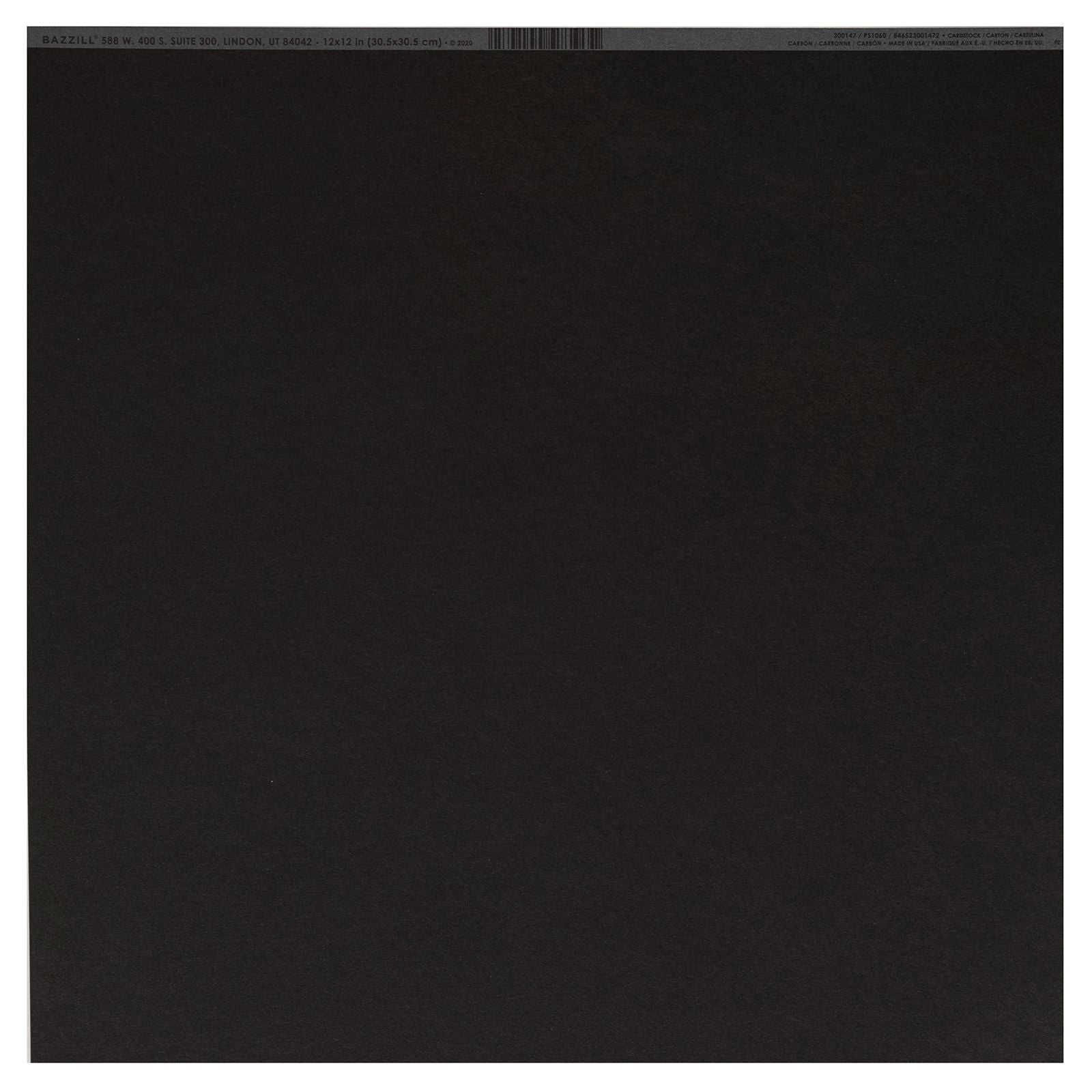 Bazzill • speckle cardstock 30,5x30,5cm carbon