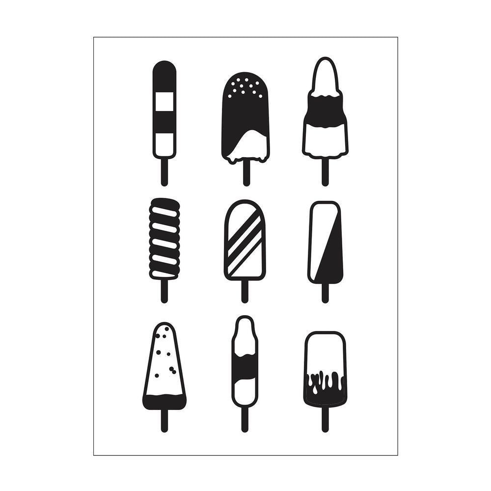 Darice • embossing sjabloon ijslolly