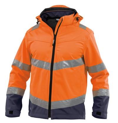 Dassy hoge zichtbaarheidsjas malaga oranje blauw m