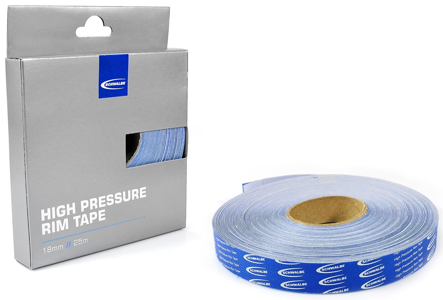 Fond de jante Schwalbe 25 mètres x 18 mm - textile autocollant (en rouleau)