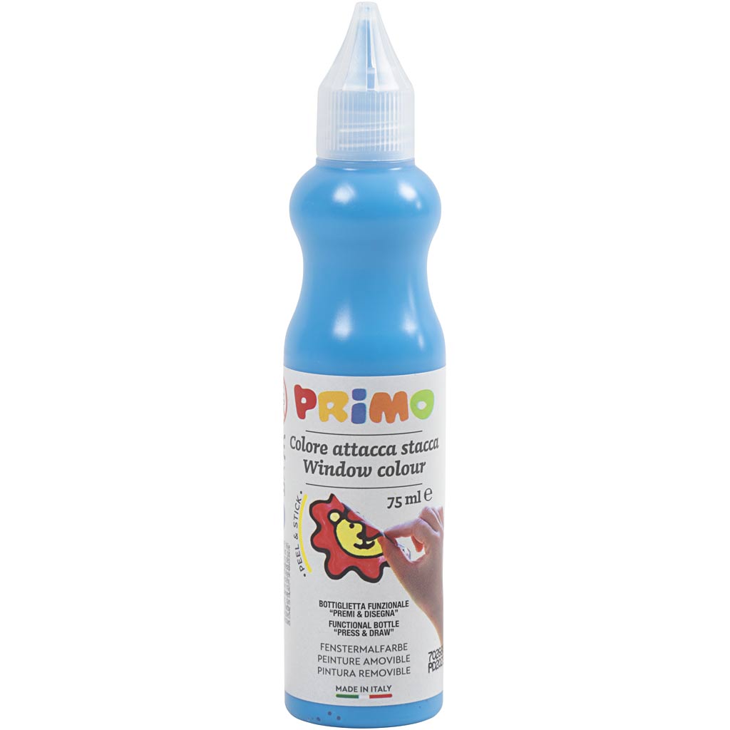 Primo raamverf, blauw, 75 ml 1 fles
