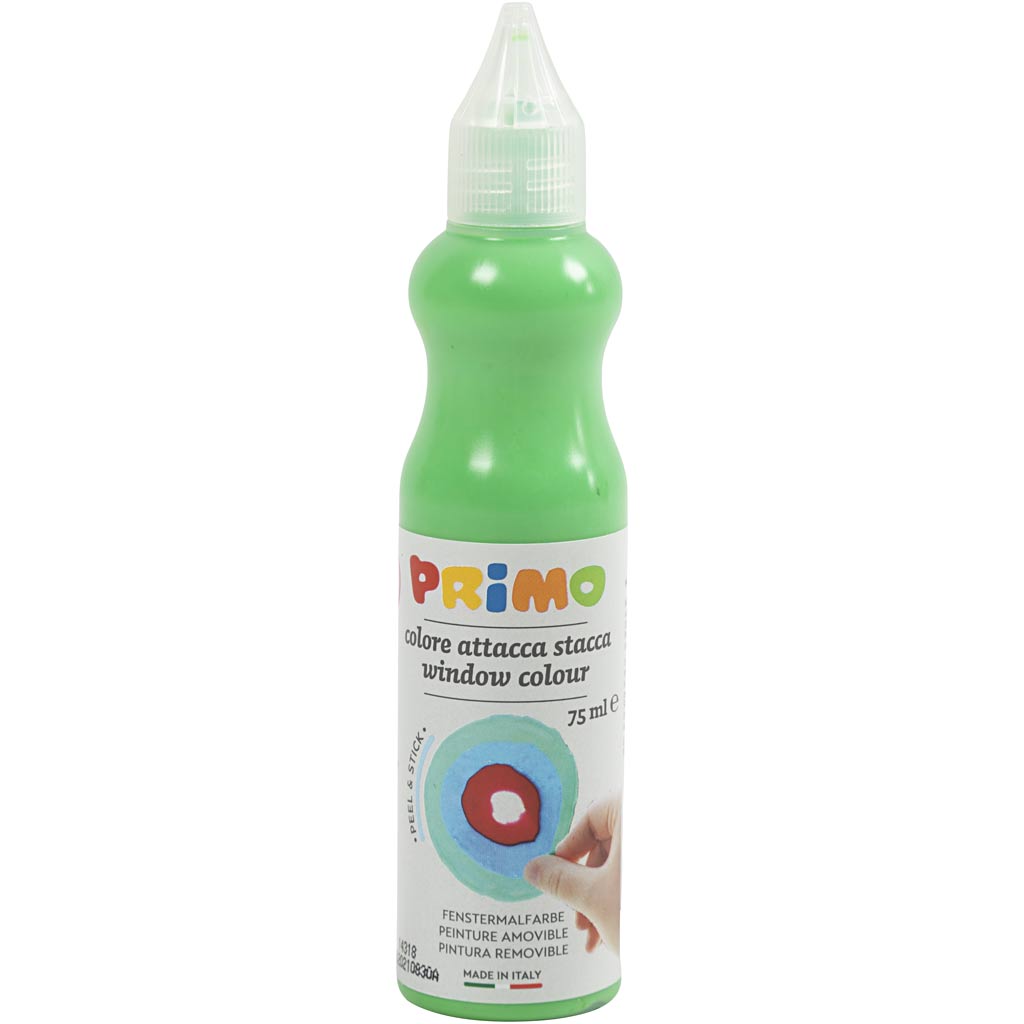 Primo raamverf, groen, 75 ml 1 fles