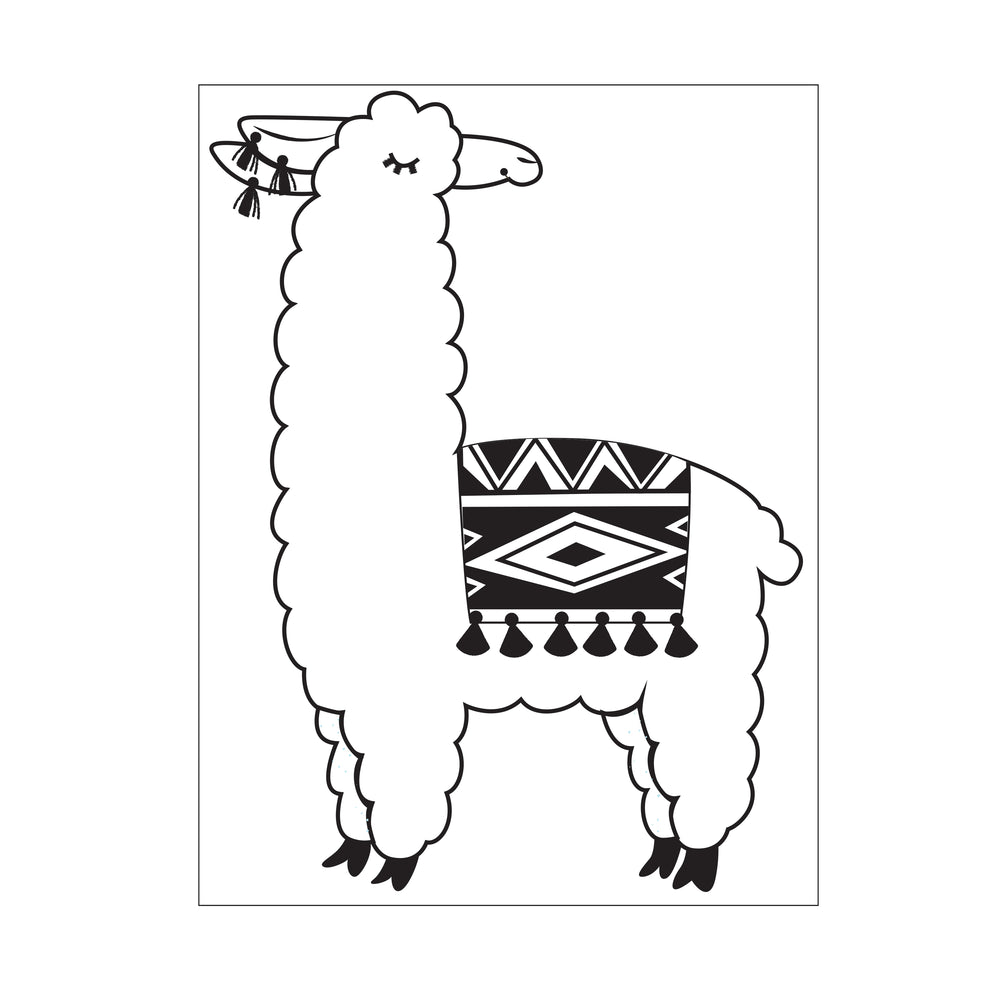 Darice • embossing sjabloon llama