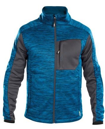 Dassy midlayer vest convex azuurblauw antraciet s