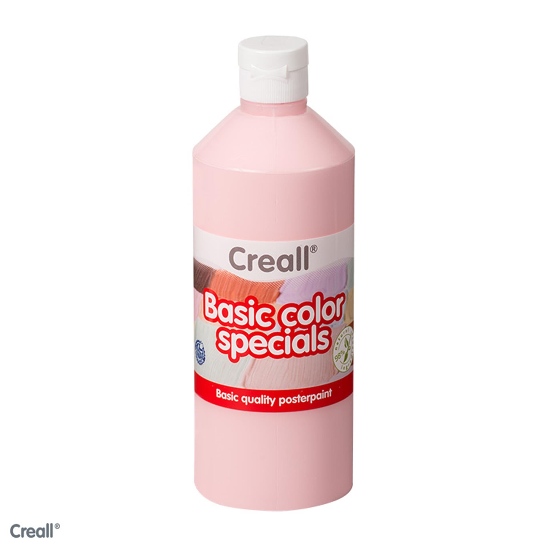 Creall schoolverf pastelrood, 500 ml