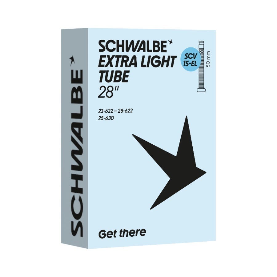 Schwalbe binnenband scv15-el 23 28-622 630 50mm zwart