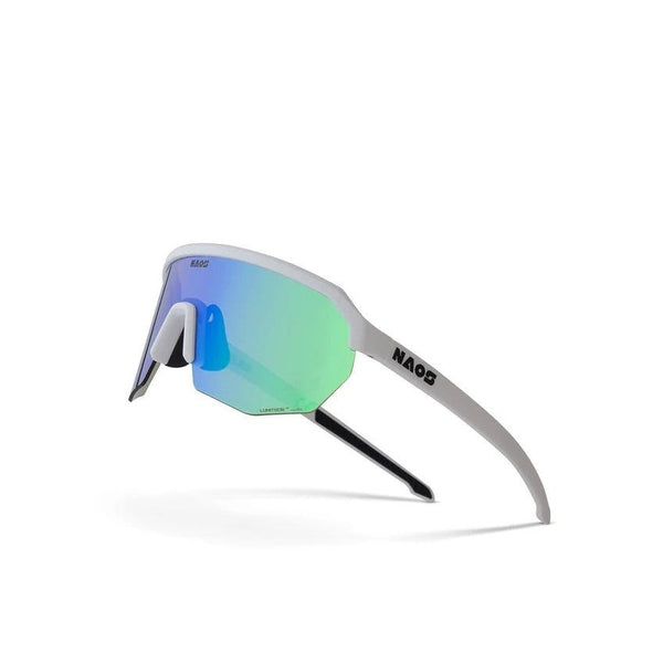 Umit naos zonnebril helbo photochromic matte white blue green