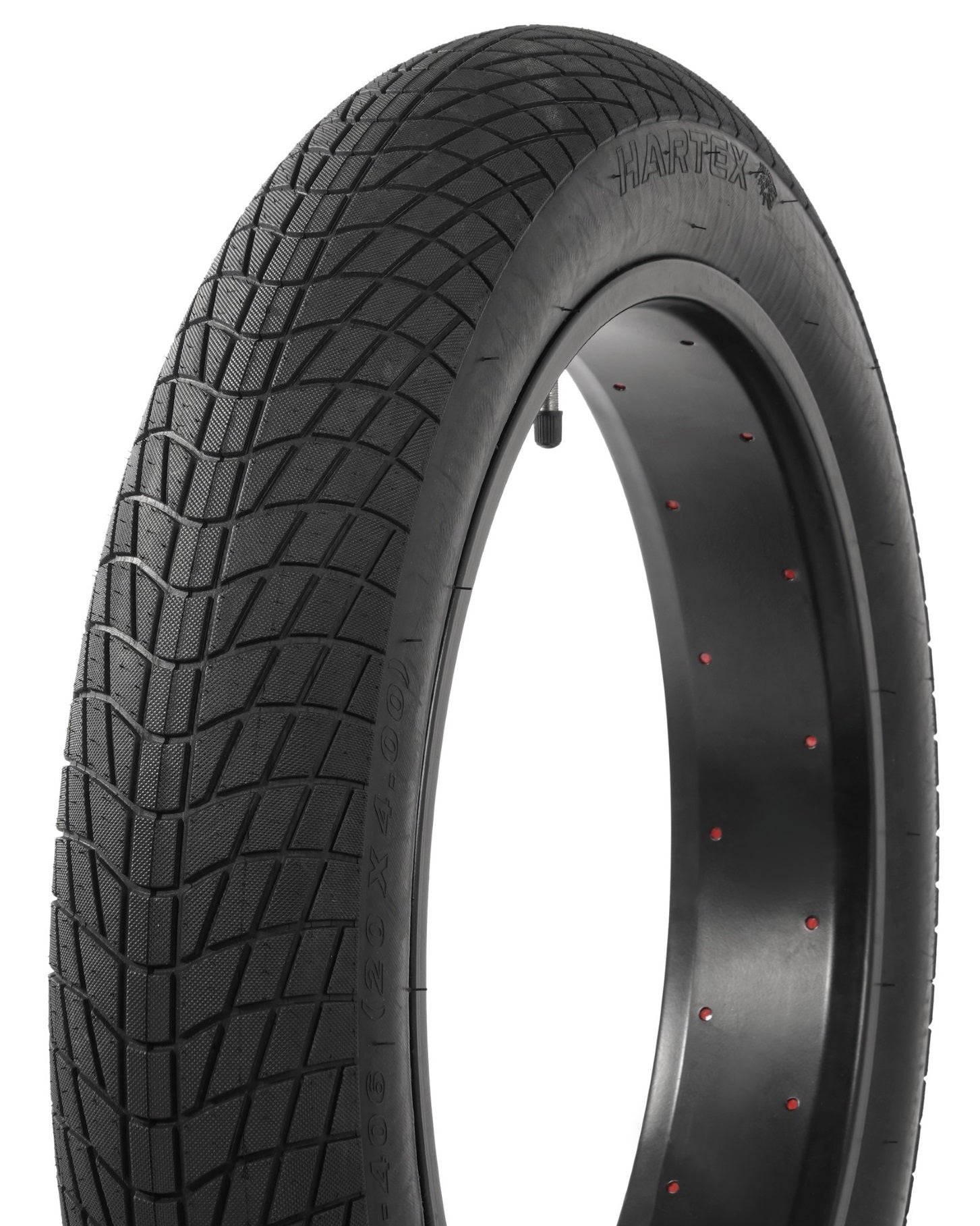 Urbanproof buitenband voor fatbikes urban proof fattyre scheermes normaal 20 x 4.00 100-406 mm - zwart