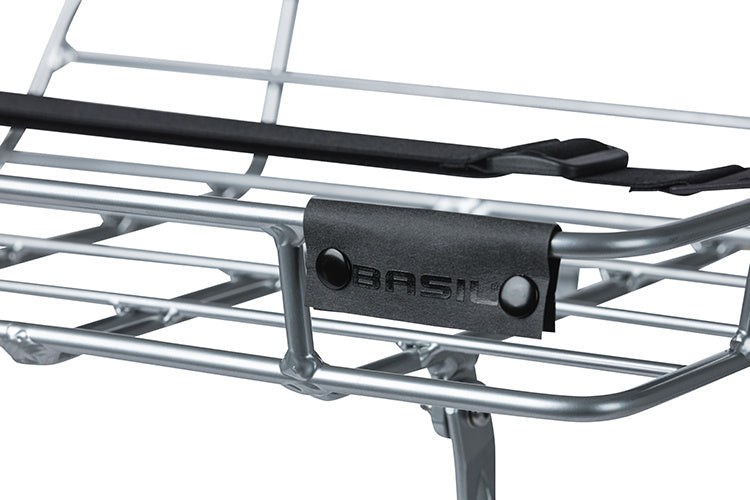 Porte-bagages avant Basil Portland 41 x 33 x 51 cm - argent