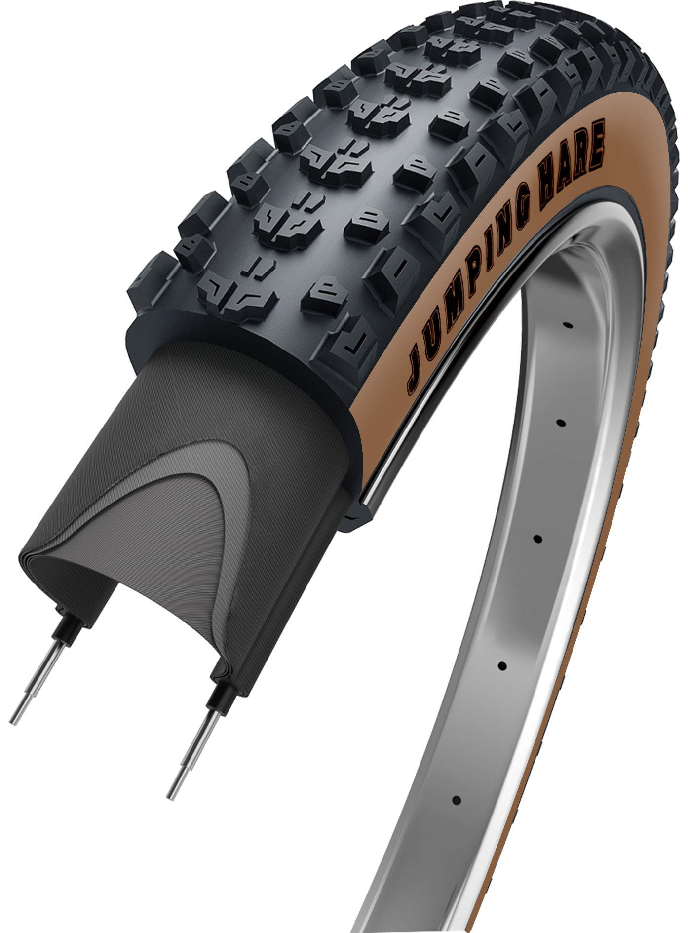 Edge Vouwband Springhaas 29 x 2,25 57-622 zwart bruin