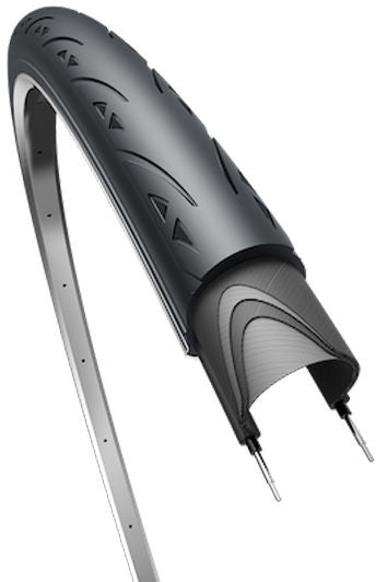 Edge Vouwband Edge-Obor Stamino 28 x 1,10 25-622 zwart