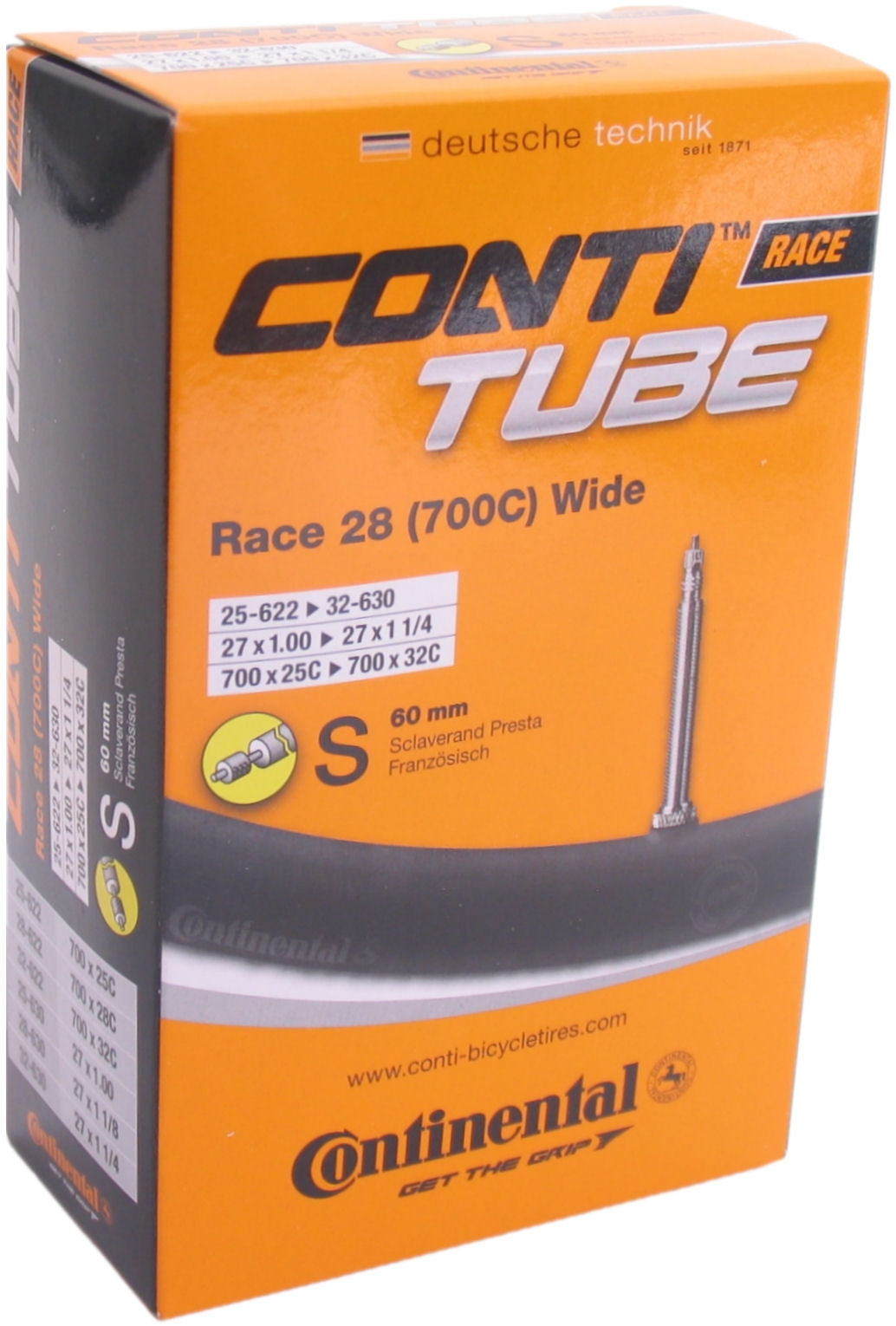 Continental Binnenband 28inch race breed 25-622 32-630 sv 60mm doosje