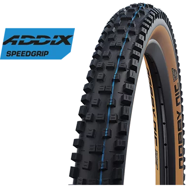 Vouwband Schwalbe Nobby Nic Evo Super Ground 29 x 2.40 62-622 - bronzen zijwand