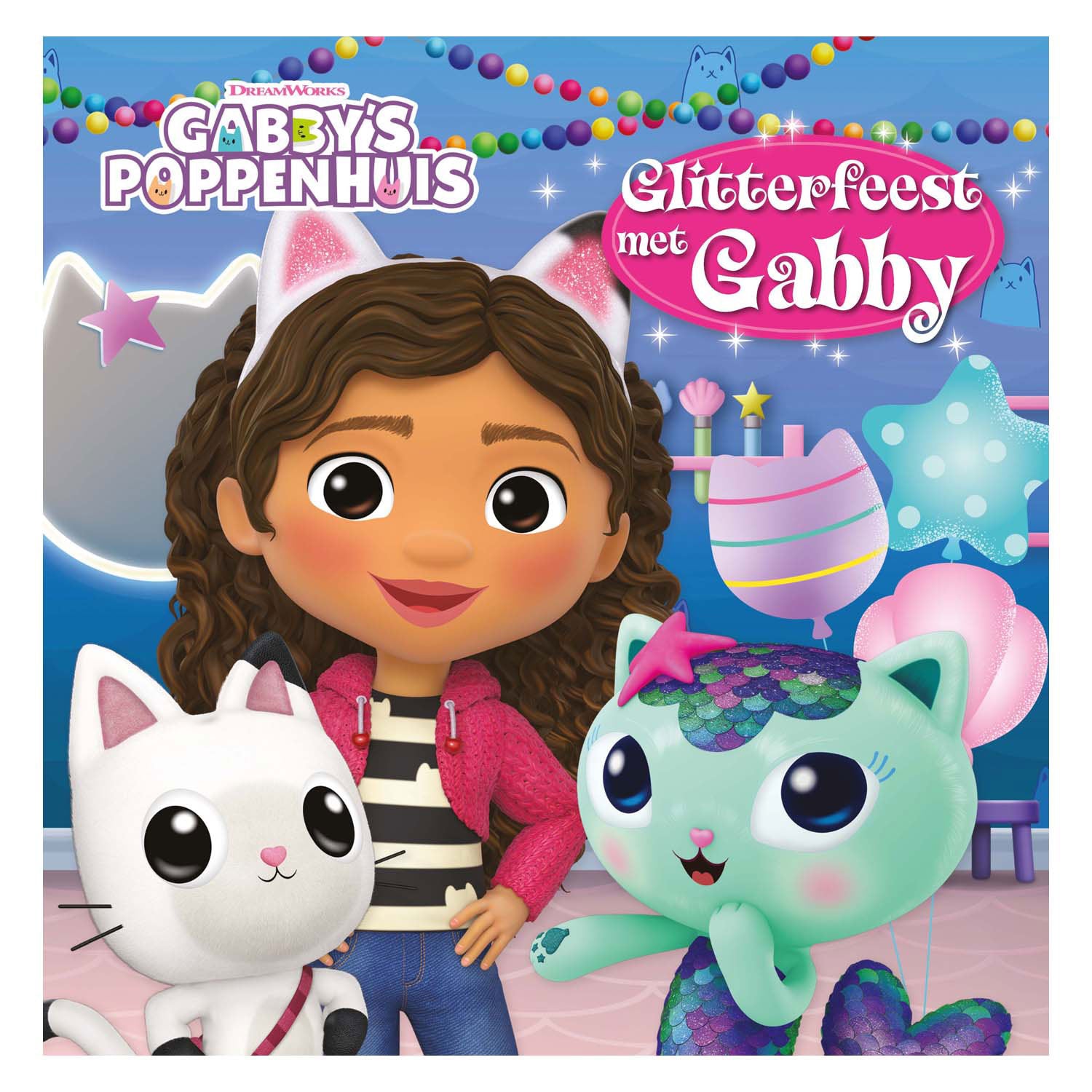 Big balloon glitterfeest met gabby