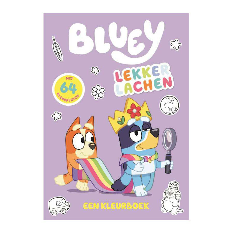 Big balloon bluey lekker lachen kleurboek