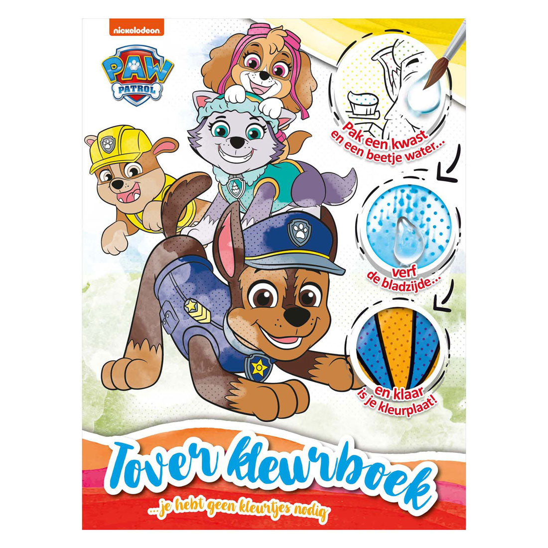 Big balloon toverkleurboek van paw patrol