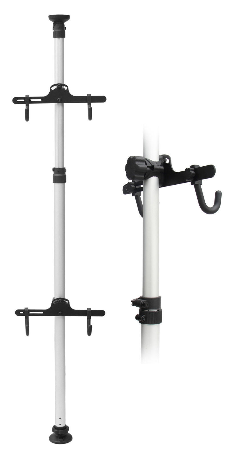 Support de magasin Edge pour 2 vélos - aluminium - 180-400 cm