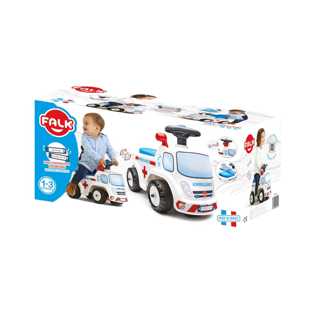 Falk loopwagen ambulance 1+