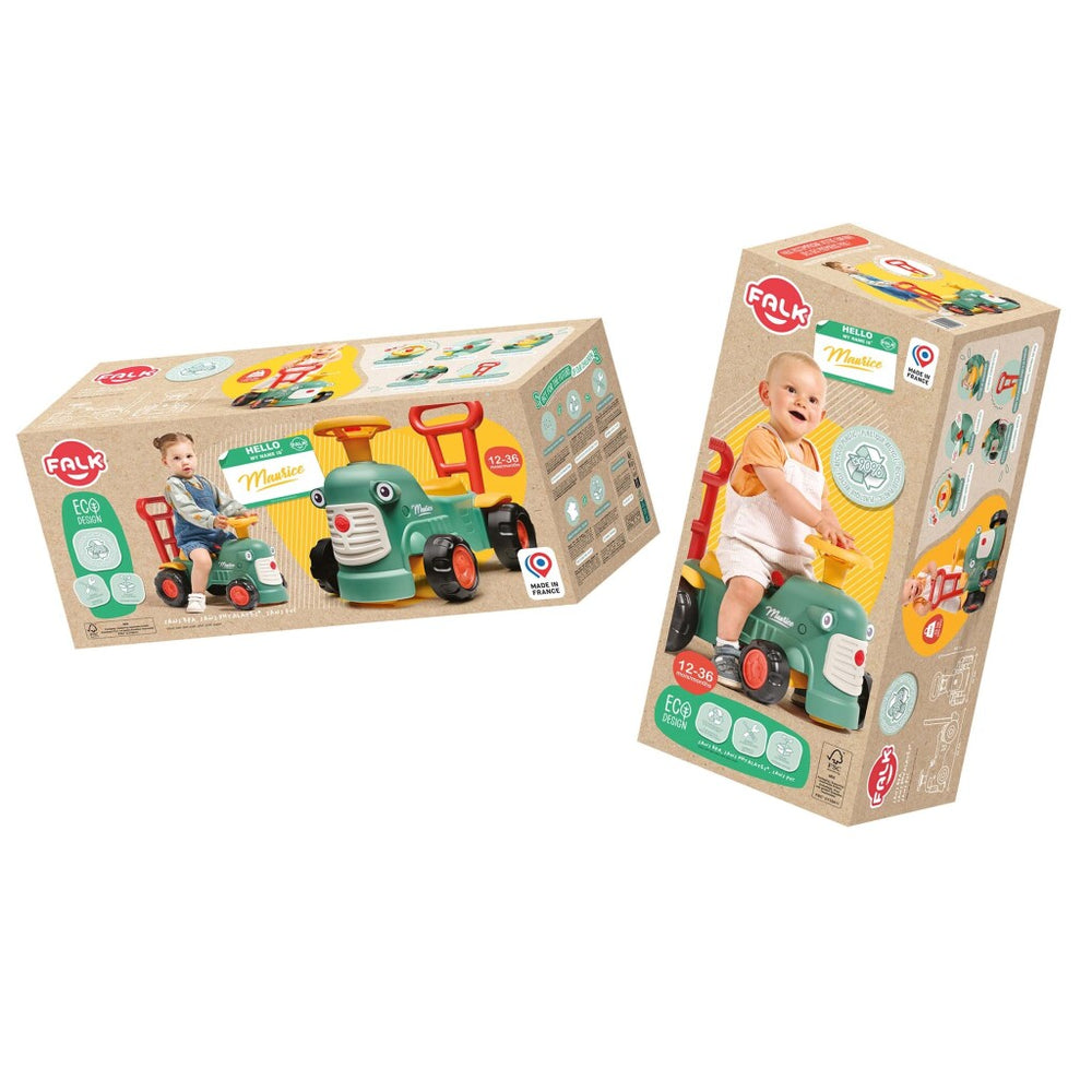 Falk maurice looptractorset groen geel