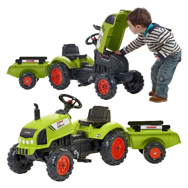Falk claas trekker arion 410 trekker + aanhanger 2-5