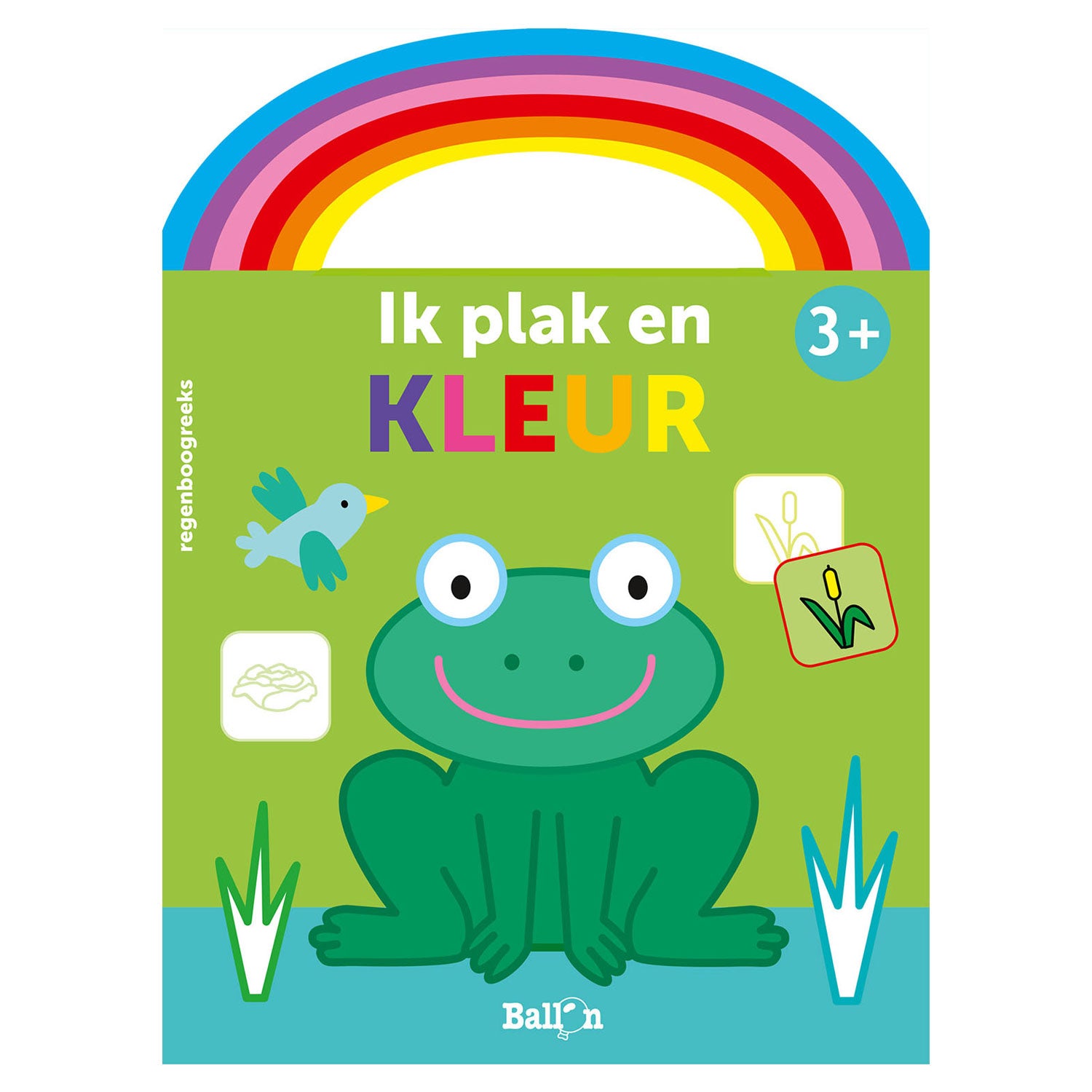 Standaard uitgeverij ik plak en kleur kikker. 3+