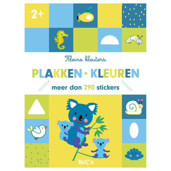 Standaard uitgeverij kleine kleuters plakken en kleuren (2+)