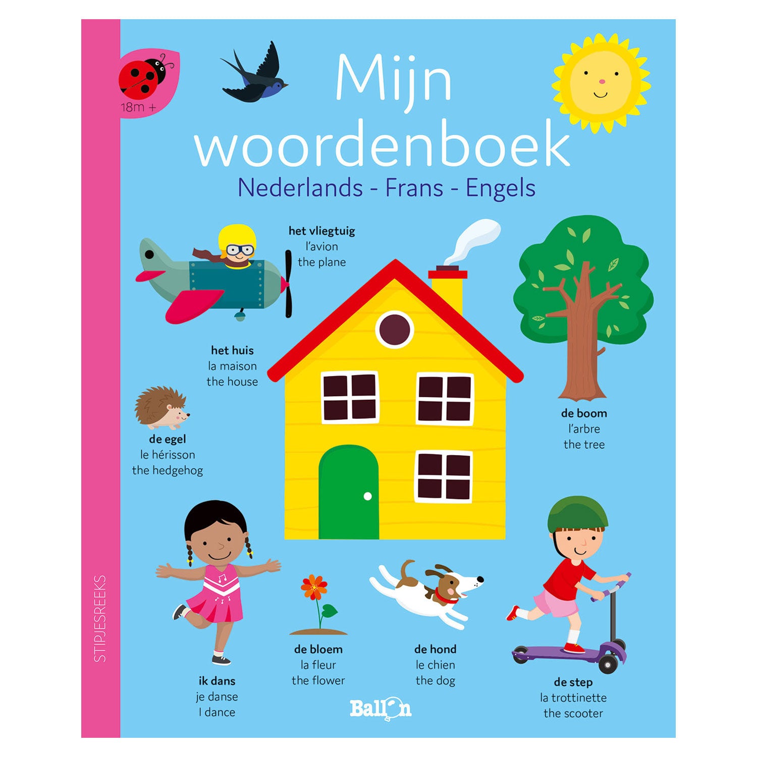 Standaard uitgeverij stipjesreeks mijn woordenboek - nederlands, frans en engels