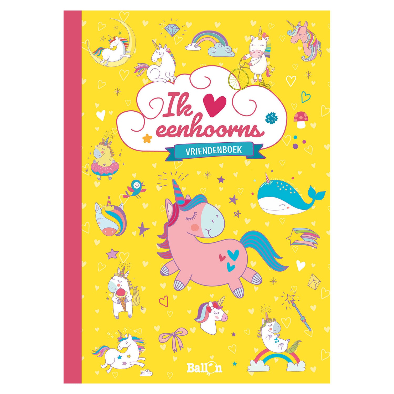 Standaard uitgeverij vriendenboek eenhoorns
