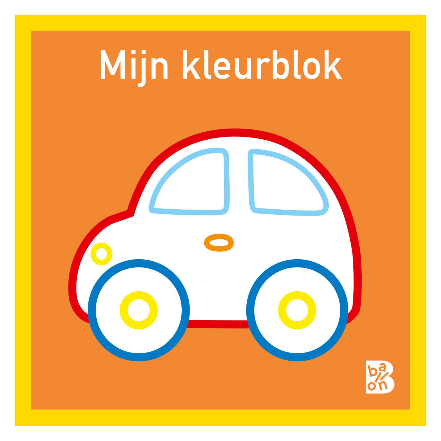 Standaard uitgeverij mijn kleurboek auto