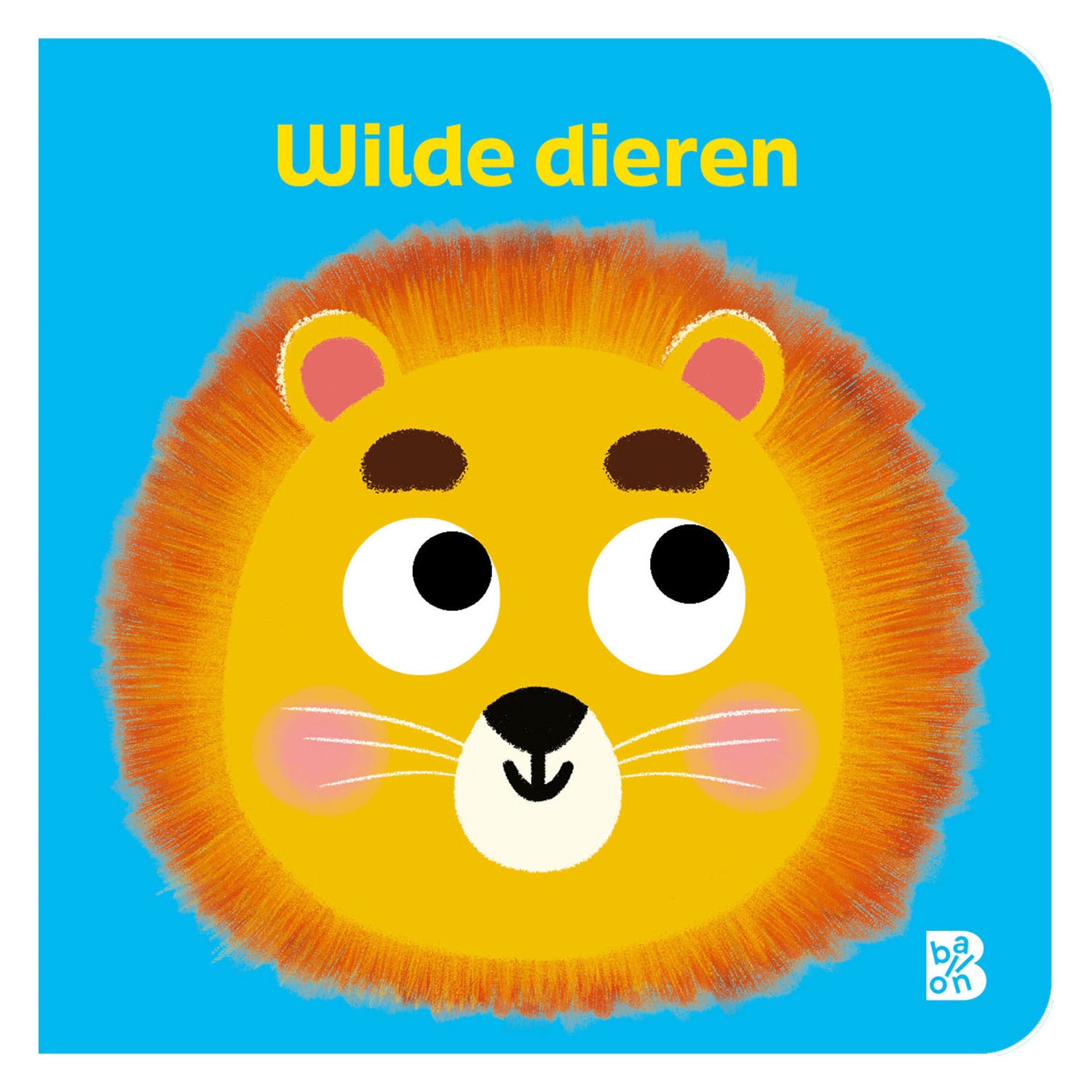 Standaard uitgeverij wilde dieren - kartonboek met wiebeloogjes