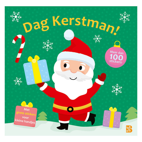 Standaard uitgeverij dag kerstman: stickerboek voor de kleintjes