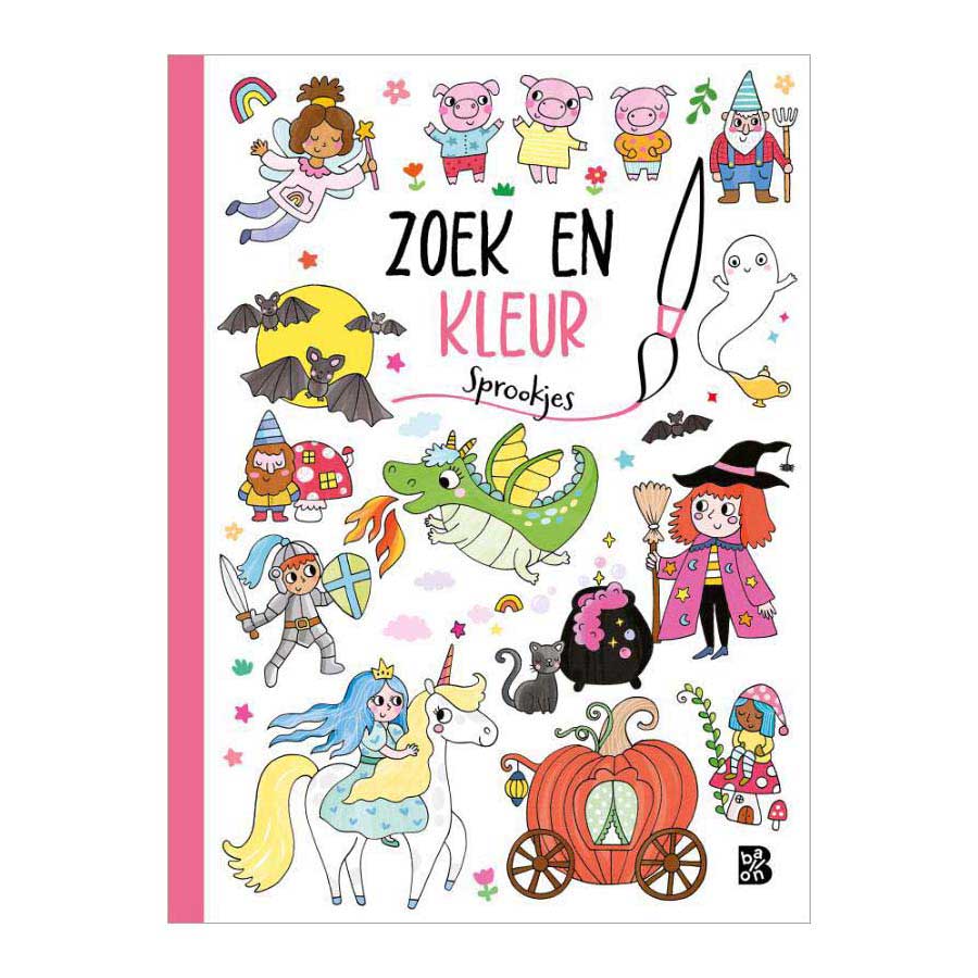 Standaard uitgeverij zoek en kleur - sprookjes