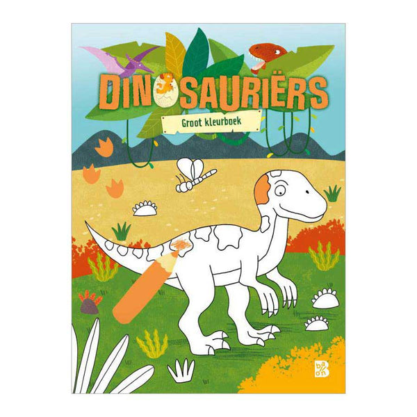 Standaard uitgeverij groot kleurboek dinosauriers