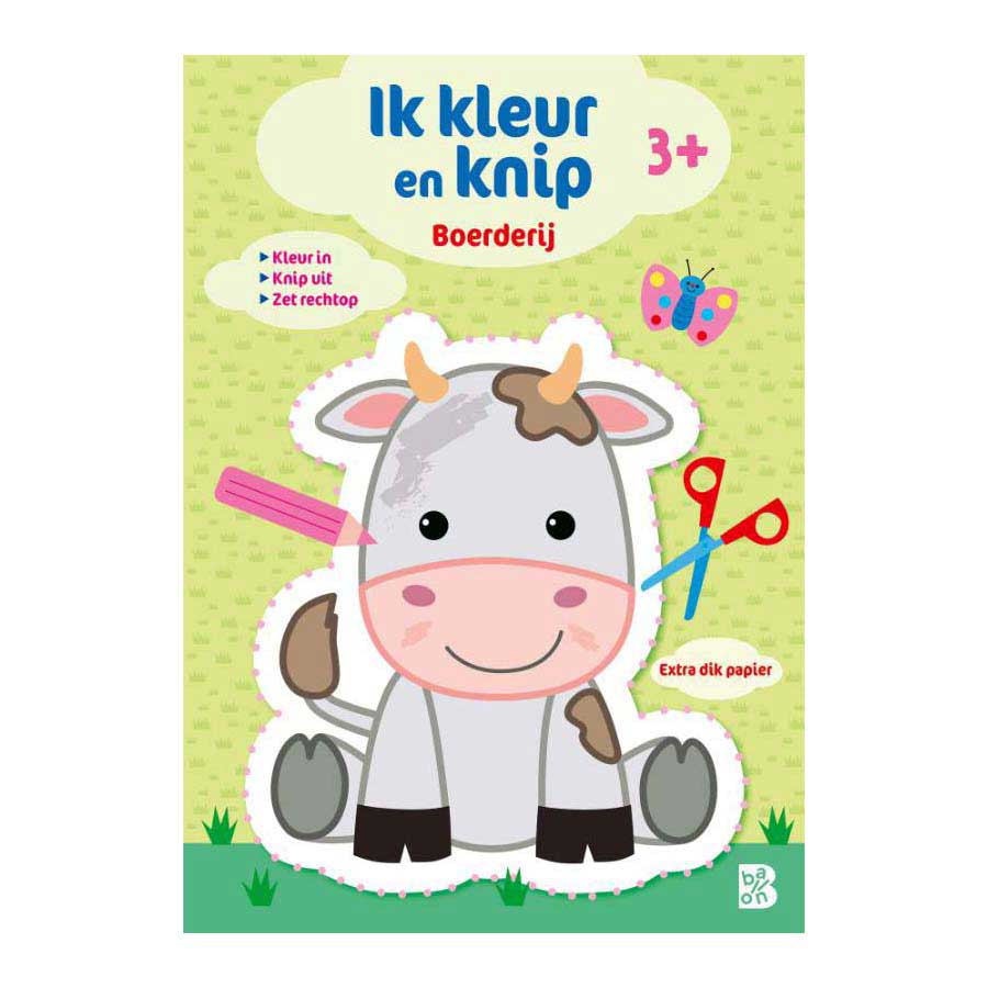 Standaard uitgeverij ik kleur en knip - boerderij