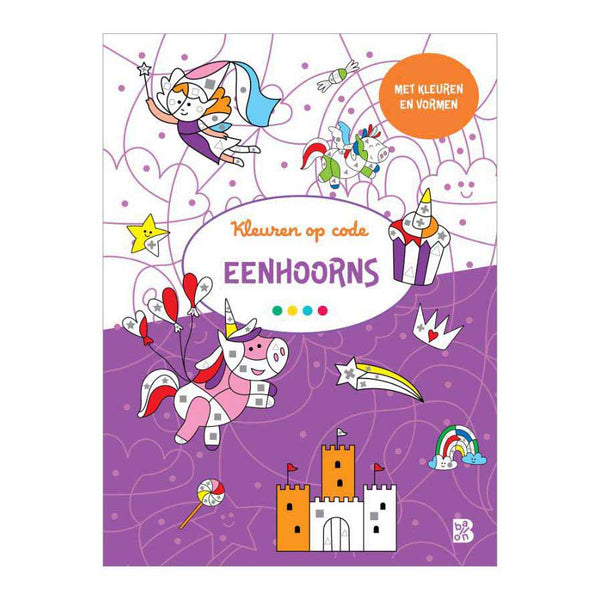 Standaard uitgeverij kleuren op code - eenhoorns 3+