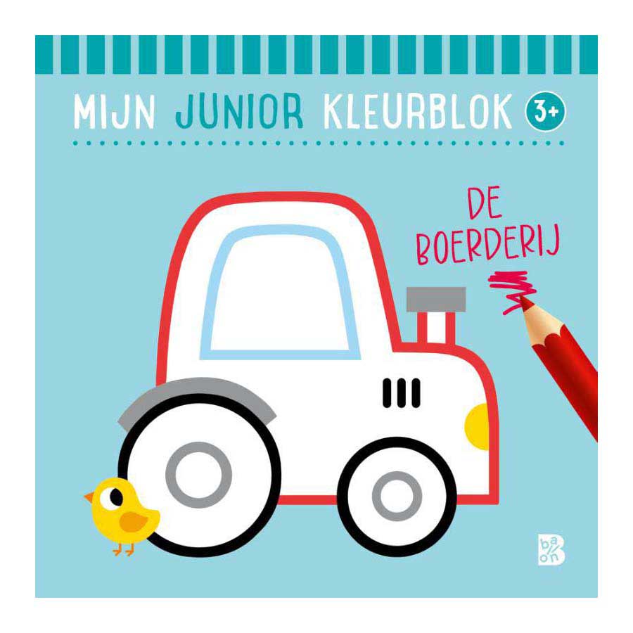 Standaard uitgeverij mijn junior kleurblok - de boerderij 3+