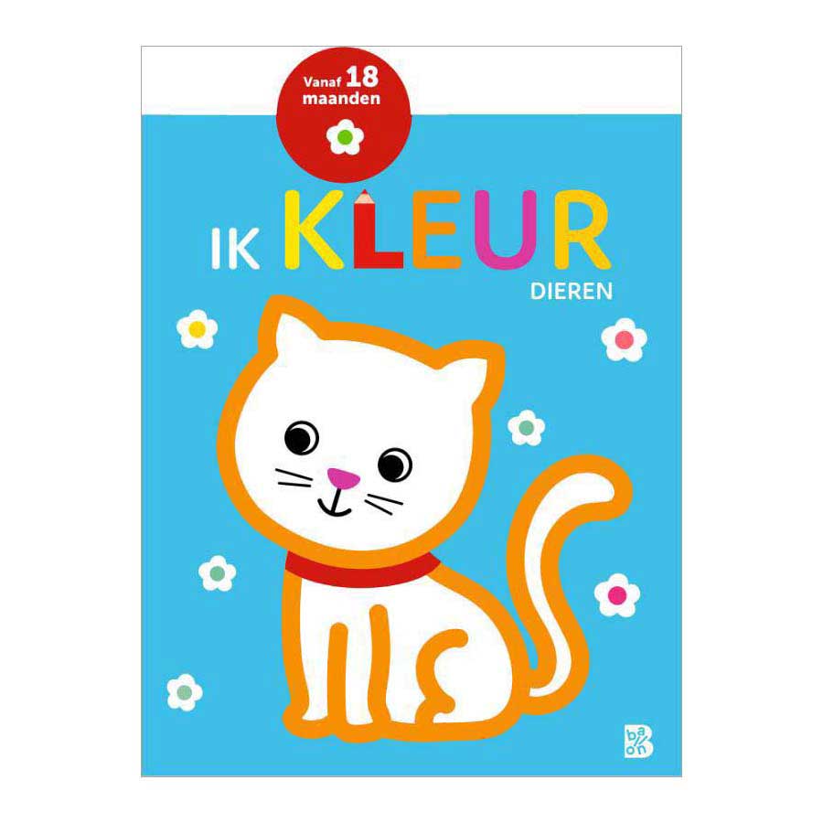 Standaard uitgeverij mijn allereerste kleurboek - ik kleur dieren 18m+