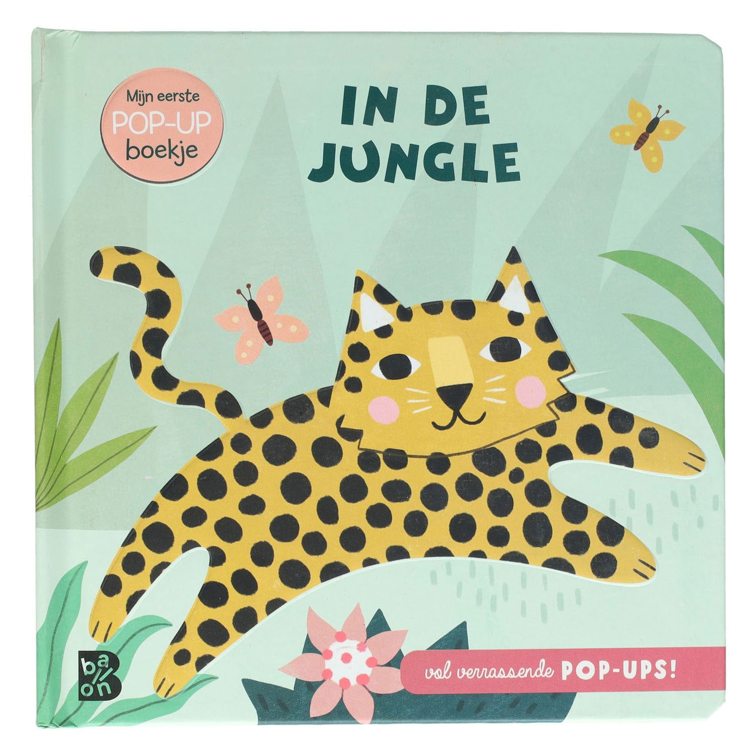 Boek pop-up in de jungle