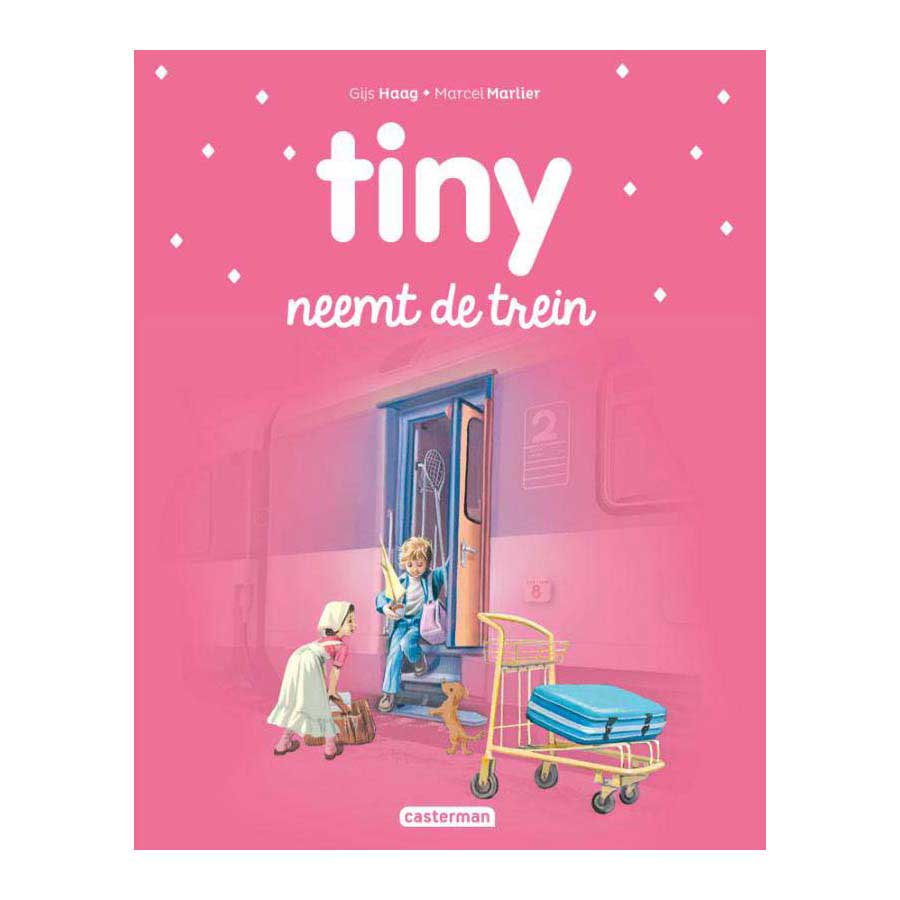 Standaard uitgeverij tiny neemt de trein