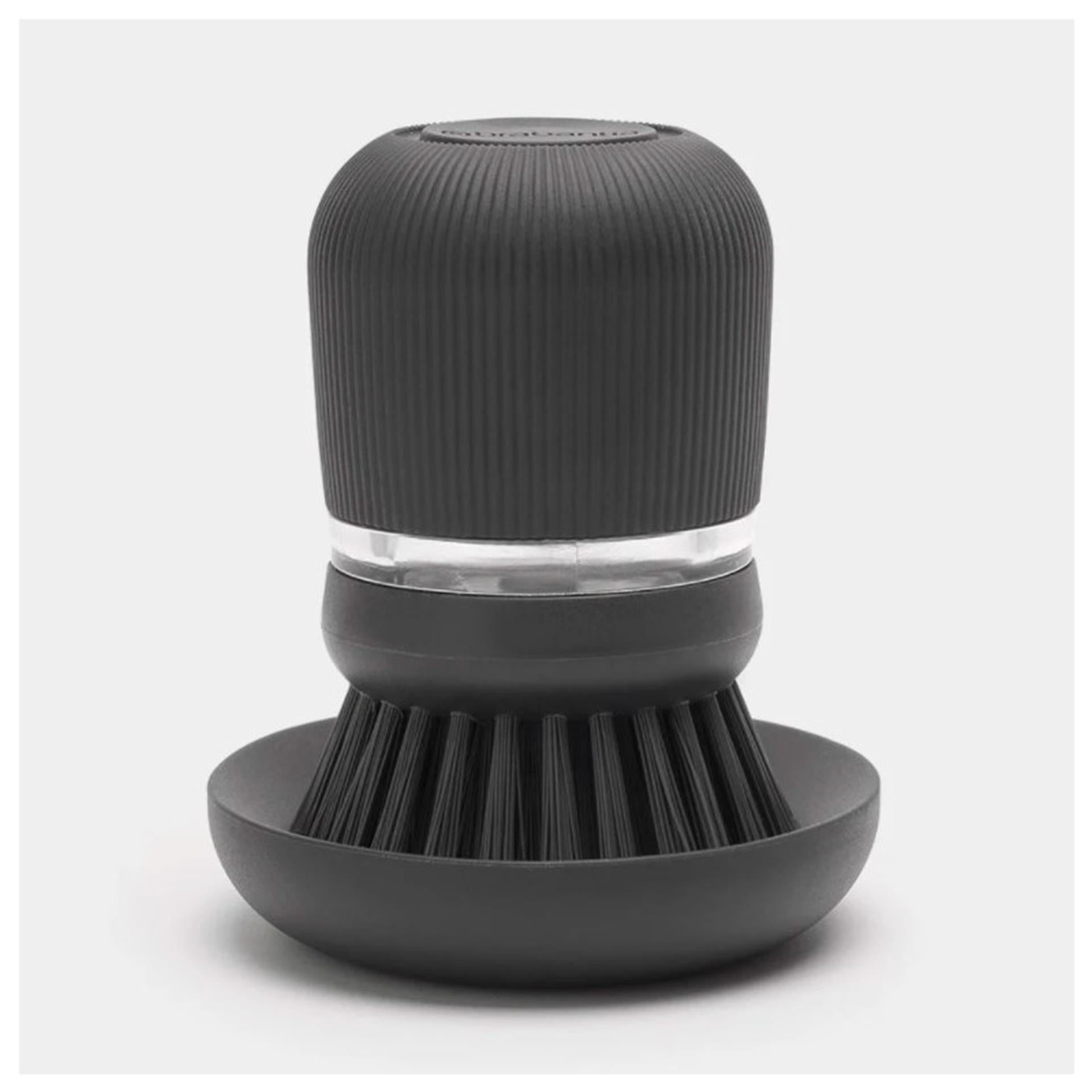 Brabantia spoelbakafwasborstel met zeepreservoir donkergrijs
