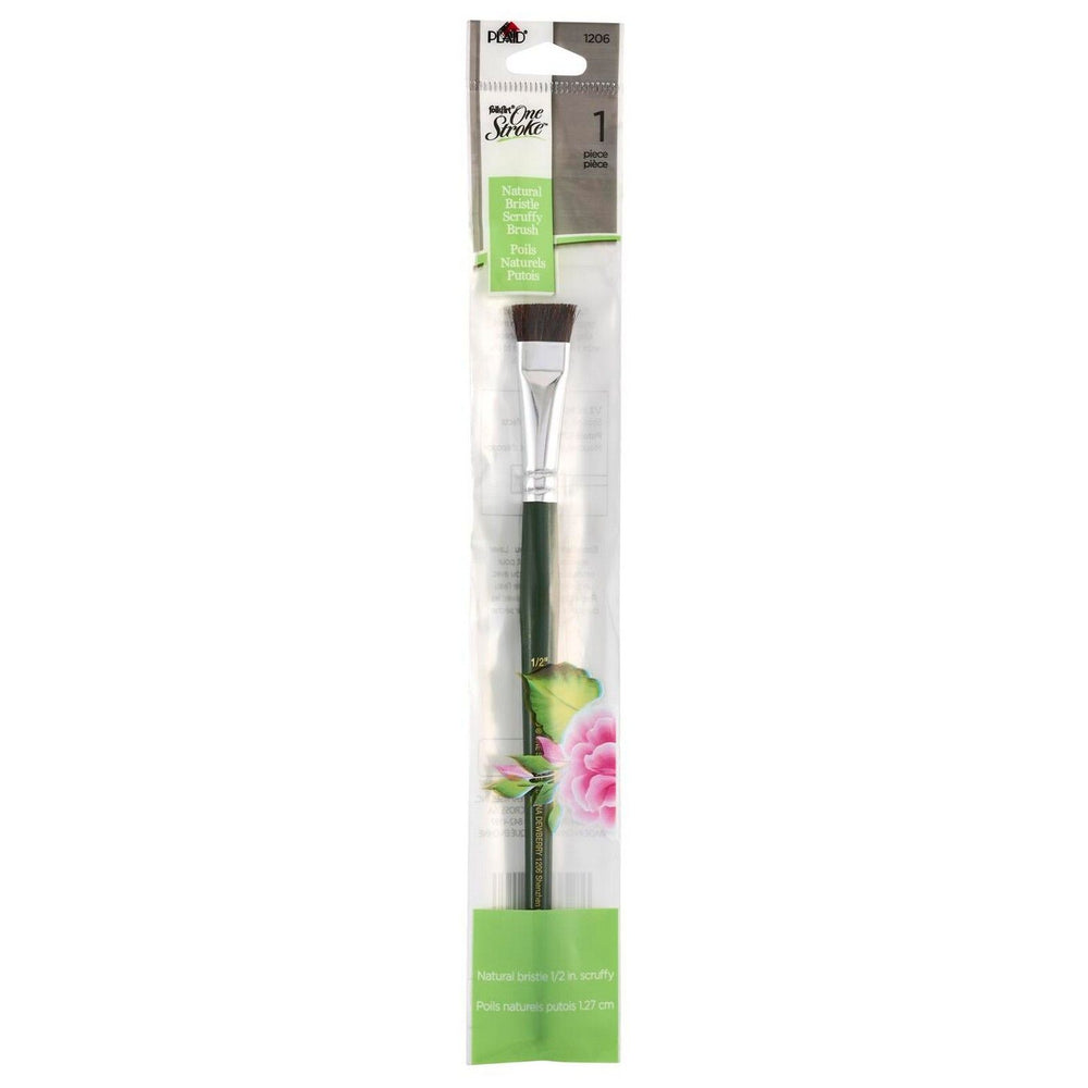 Folkart • one stroke brush sets scruffy brush 1,2cm