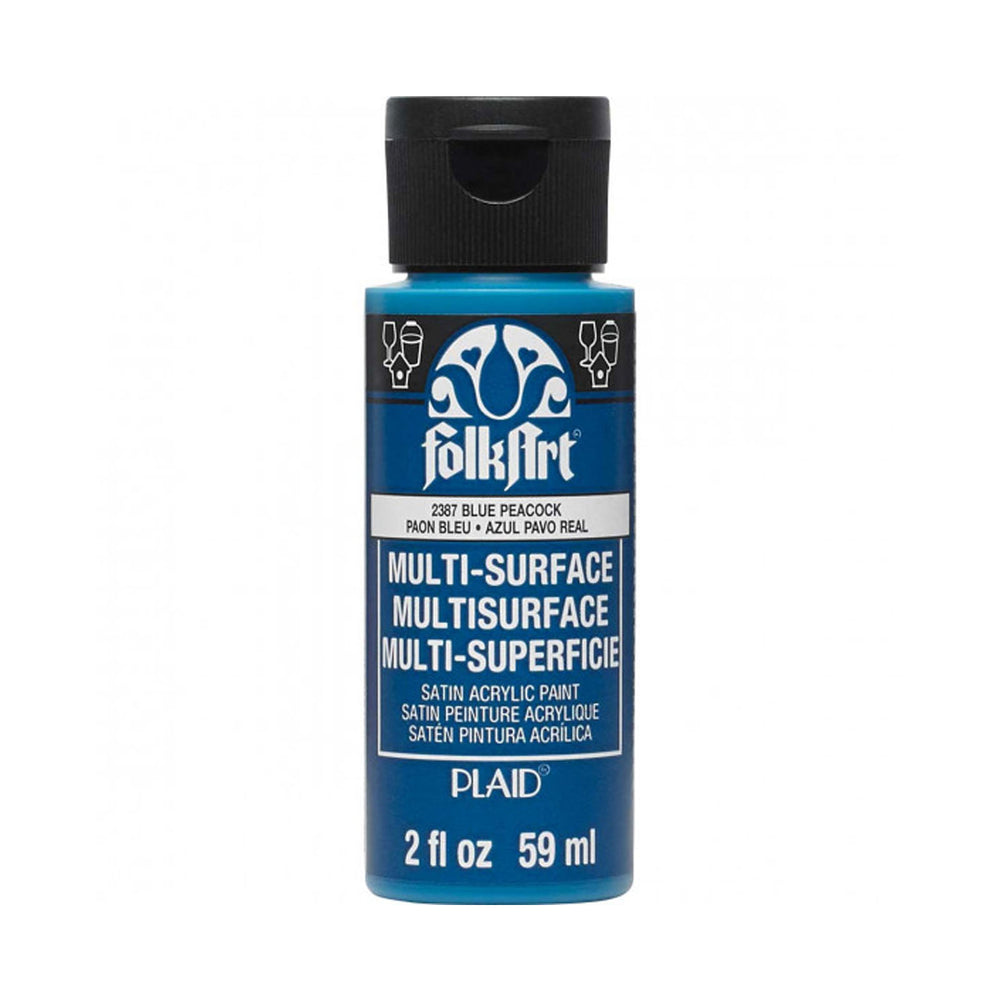Folkart • multi-surface paint blue peacock 59ml
