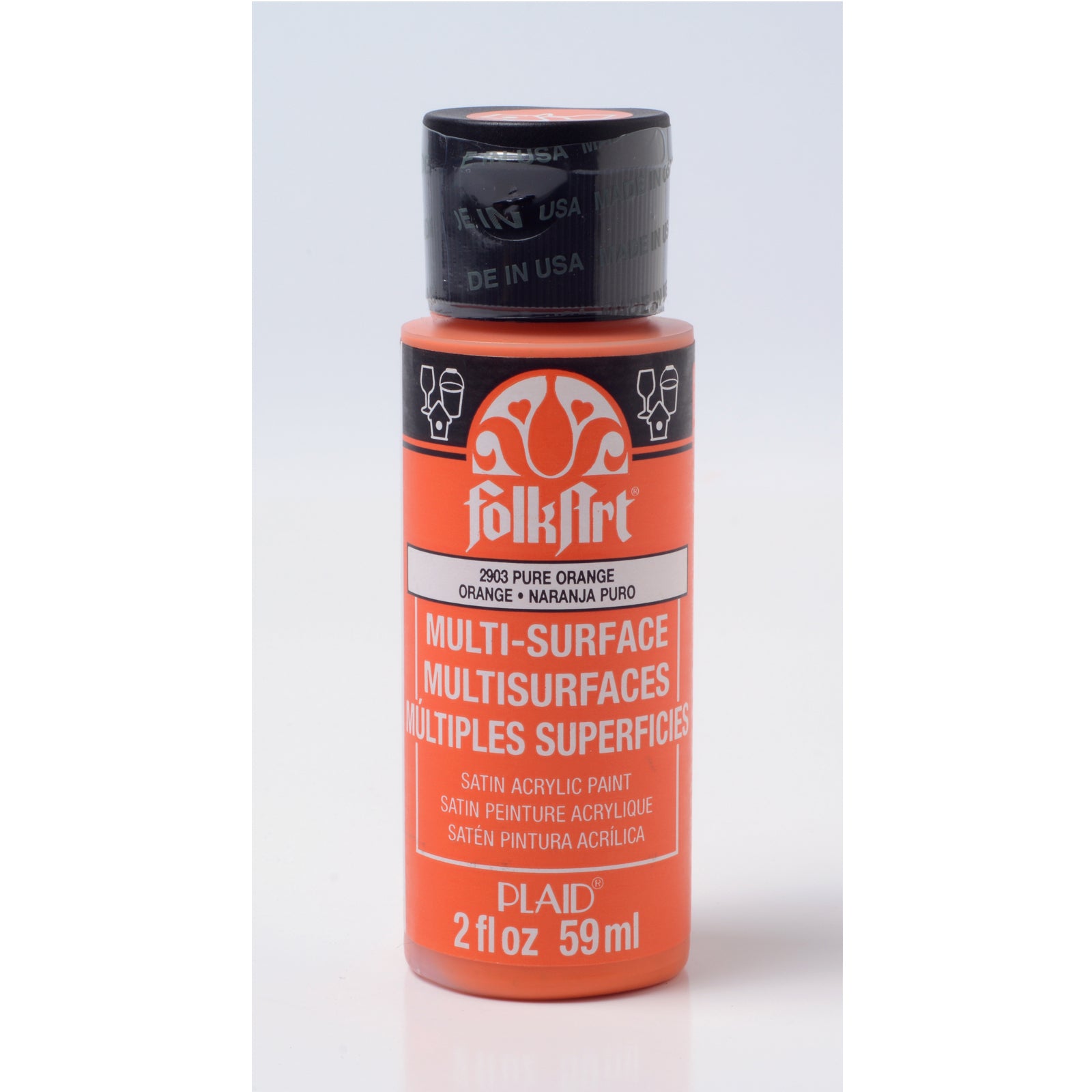 Folkart • multi-surface pure orange 59ml