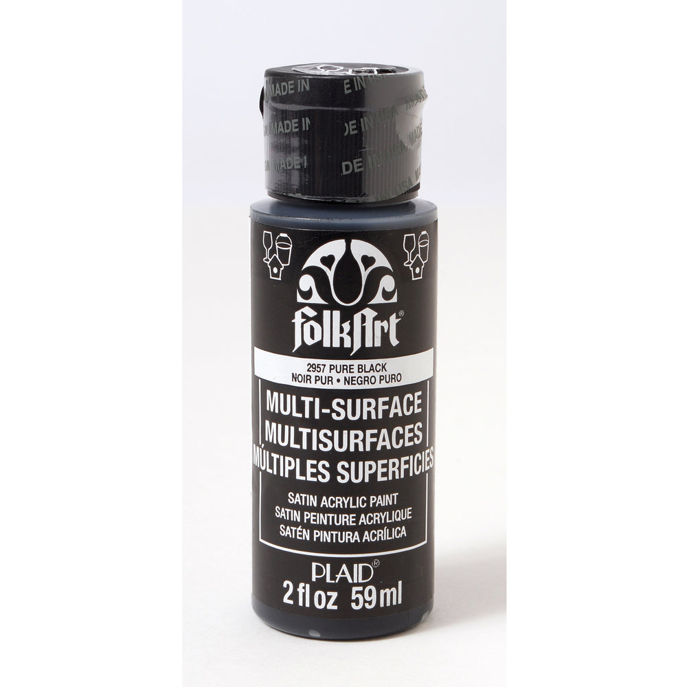 Folkart • multi-surface pure black 59ml